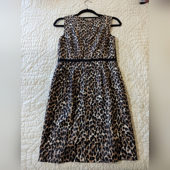 Loft Cheetah Print Mini Party Dress - Picture 3 of 6